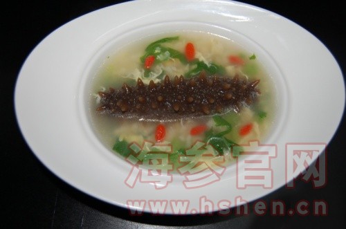 海参枸杞汤做法