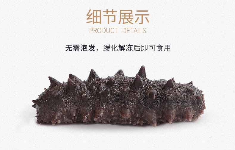 新玉龙海参泡发后的效果
