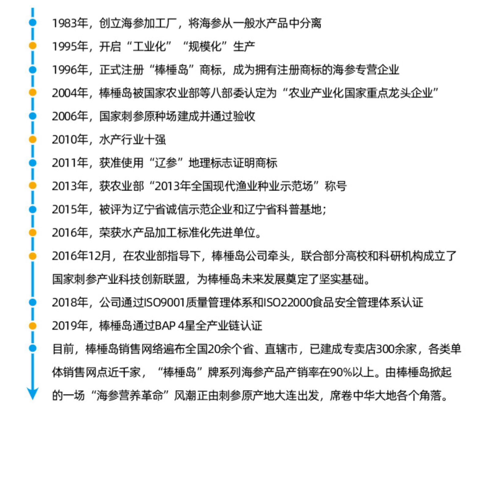 棒棰岛公司历程