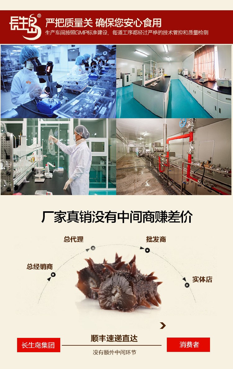  长生岛海参礼盒装